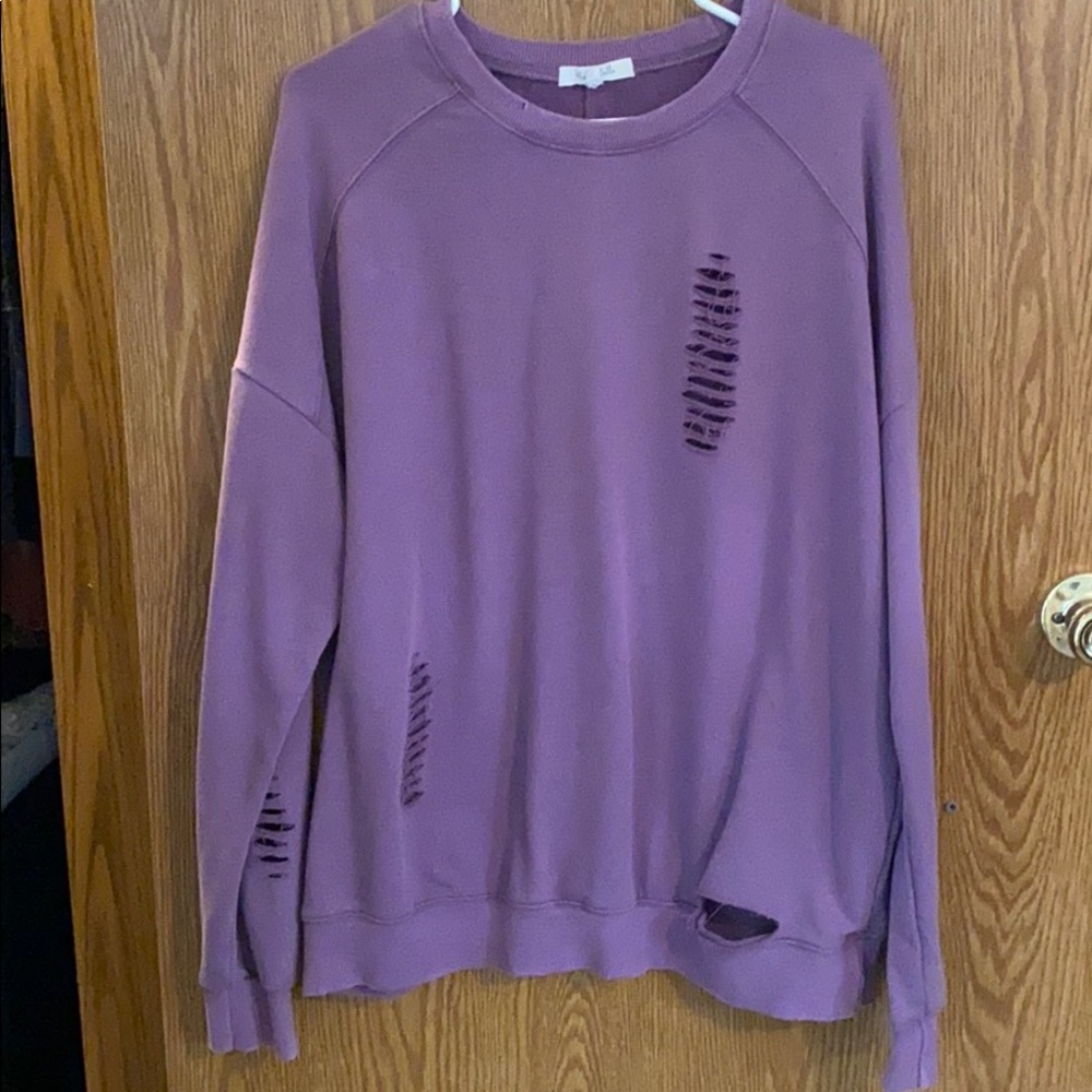 Distressed Honey Belle Sweatshirt